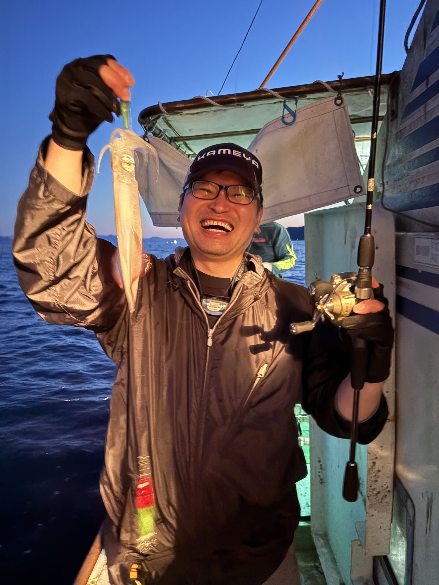 萩市、イカ釣り、遊漁船、釣り船