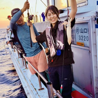 萩市、イカ釣り、遊漁船、釣り船